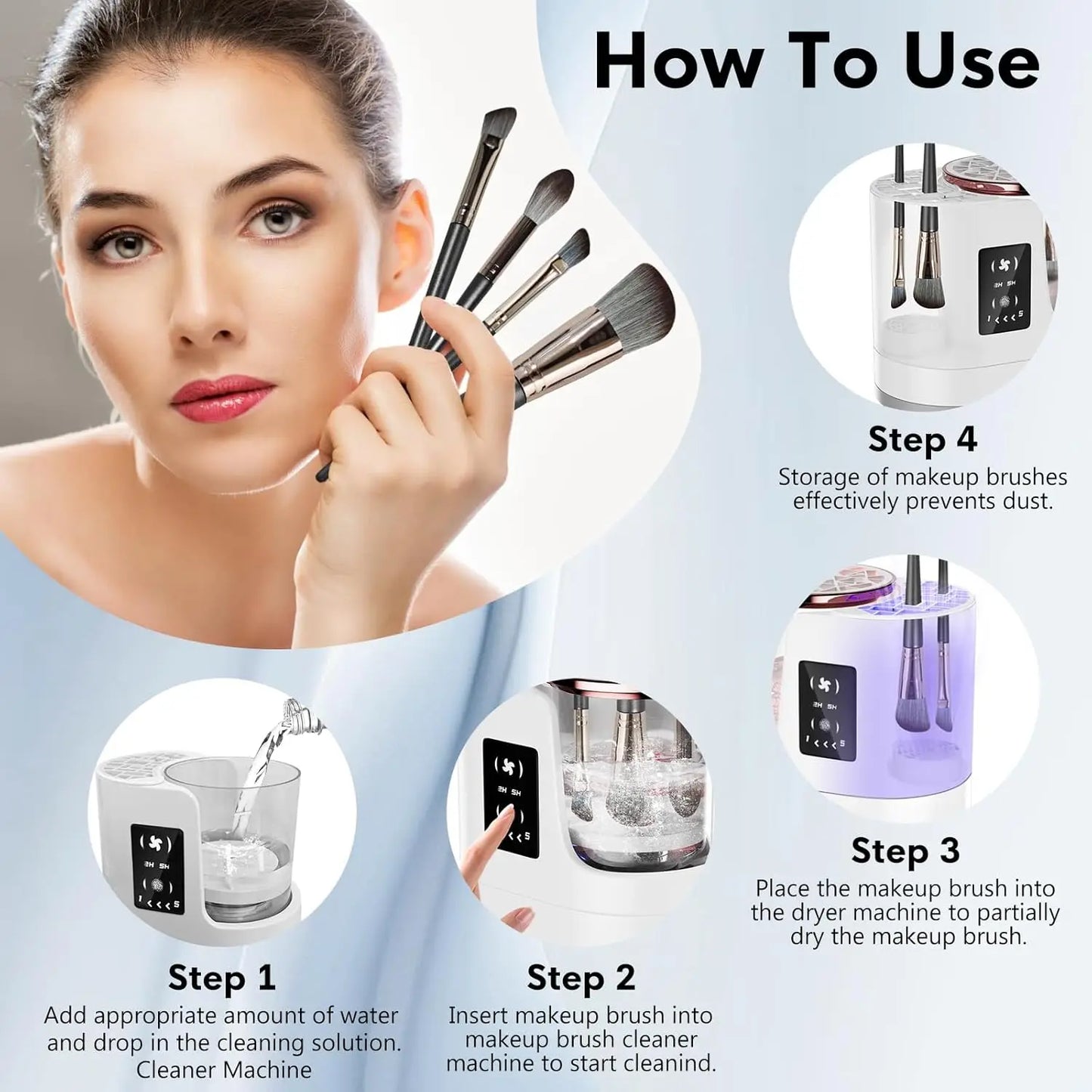 BrushGlow™ Pro 3-in-1 Cleaner